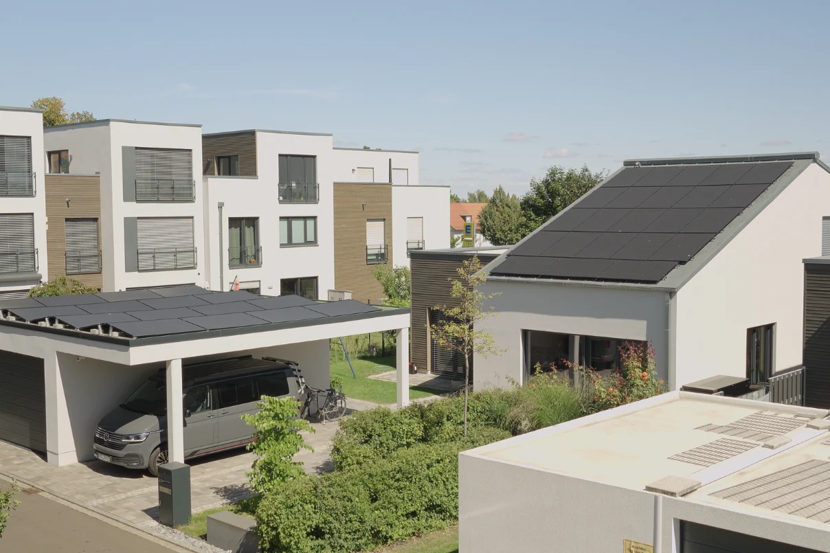 Projektbild Satteldach, voll belegt