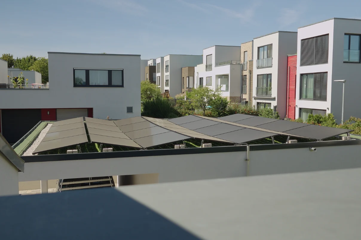 Projektbild Satteldach, voll belegt